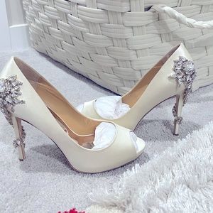 Ivory wedding heel